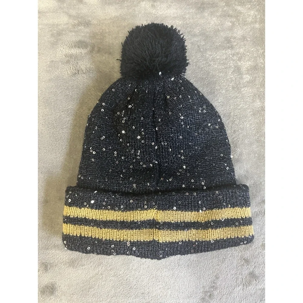 Notre Dame fighting Irish '47 women's Cuff Knit Beanie Pom Hat Cap Sequins